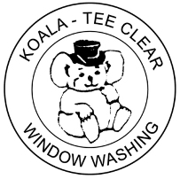 Koala-Tee Clear Window Washing Logo