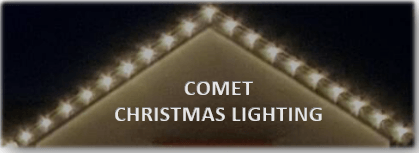 Comet Christmas Lighting Logo